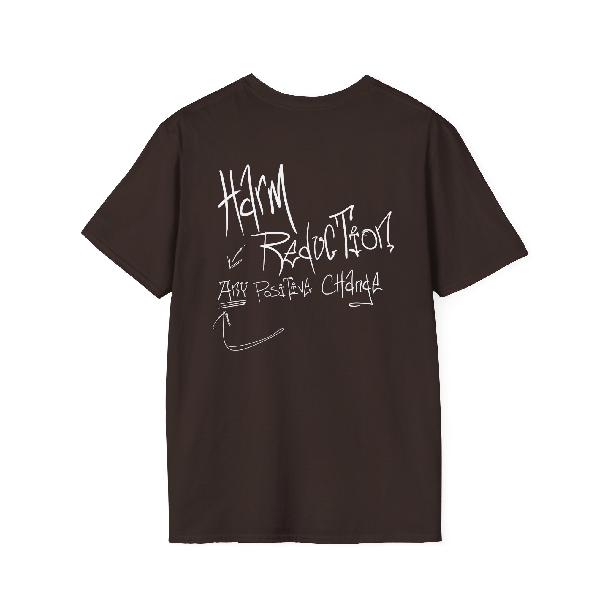 Harm Reduction Graphic Tee | It can’t all be candy when the system is built on stigma t shirt