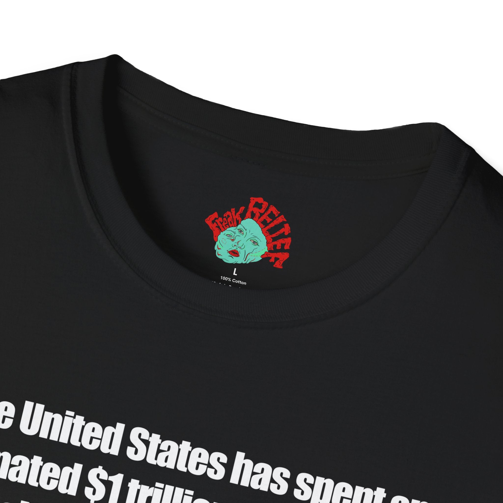 Harm reduction — 'War on Drugs 1 Trillion' Protest Tee black shirt