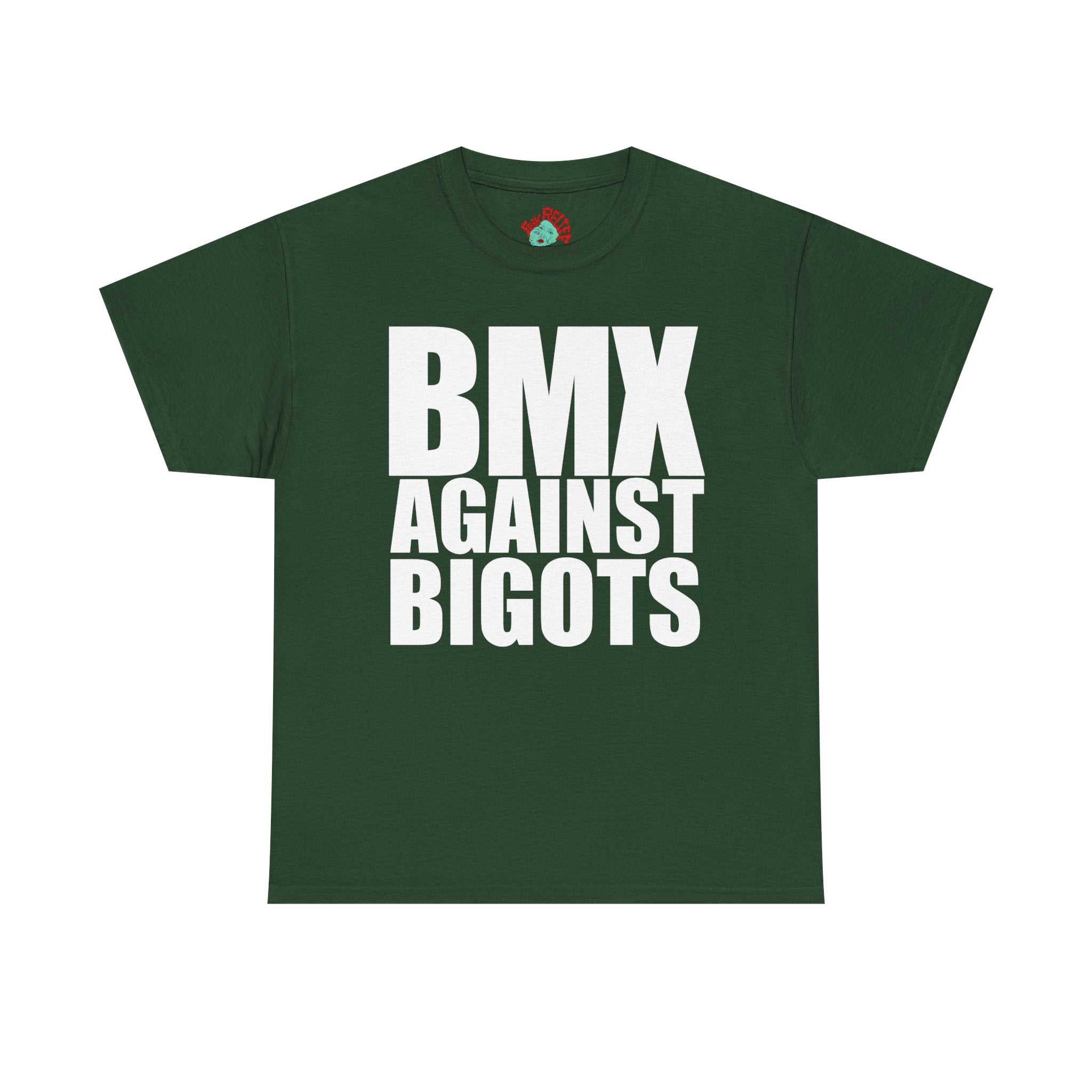 BMX Against Bigots Tee — Anti-Bigotry BMX T-Shirt
