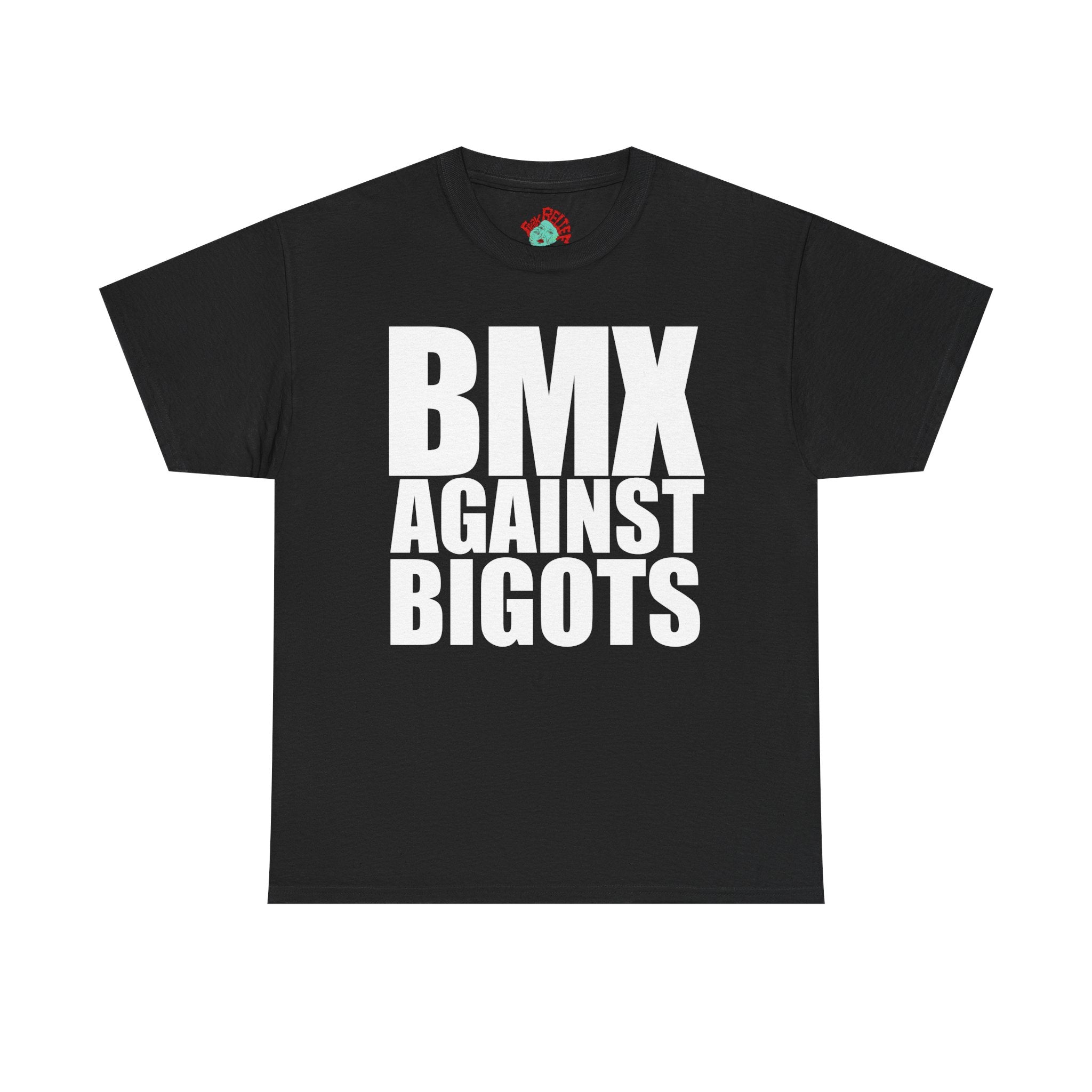 BMX Against Bigots Tee — Anti-Bigotry BMX T-Shirt