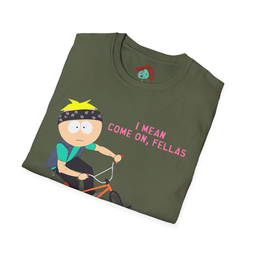 T-Shirt — BMX Against Bigots / I Think We Are All A Lil' Bike Curious