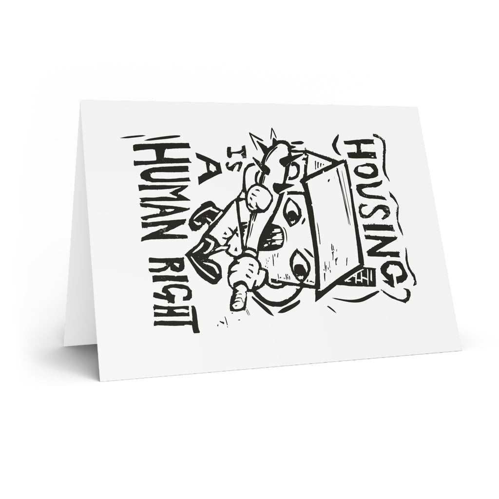 Housing Is a Human Right Greeting Card — Activist Message Card