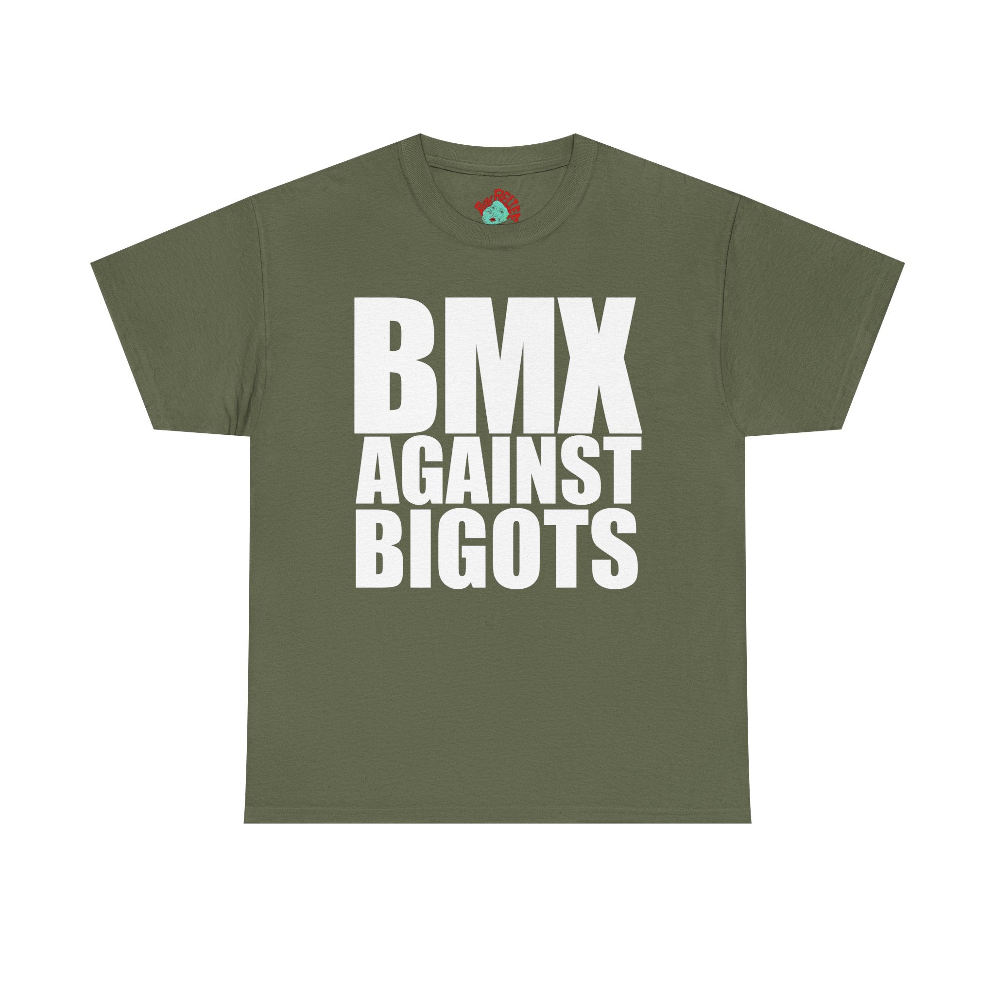 BMX Against Bigots Tee — Anti-Bigotry BMX T-Shirt
