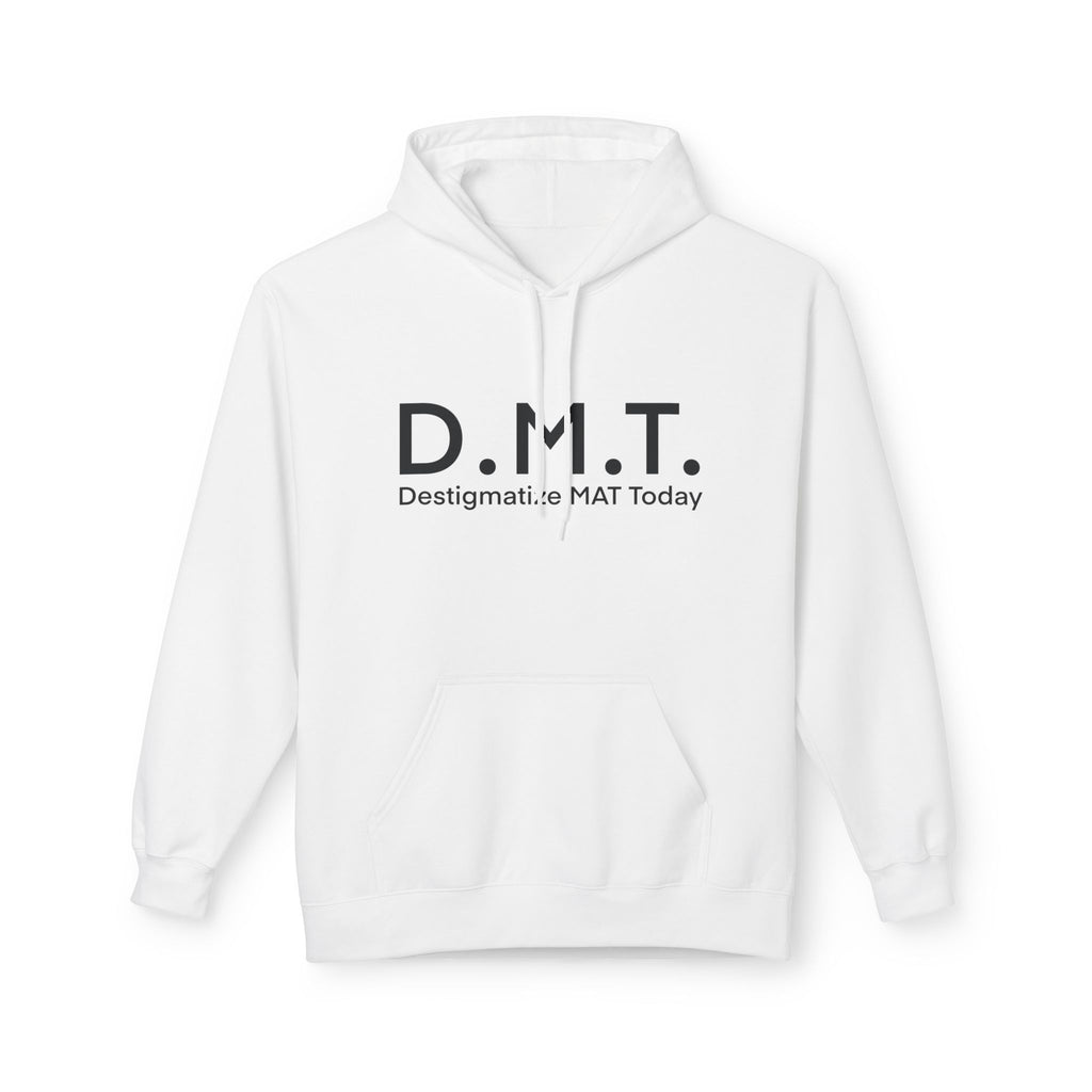 D.M.T. Hoodie — "Destigmatize MMT Today" Minimal Mental Health Awareness Pullover