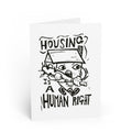 Housing Is a Human Right Greeting Card — Activist Message Card