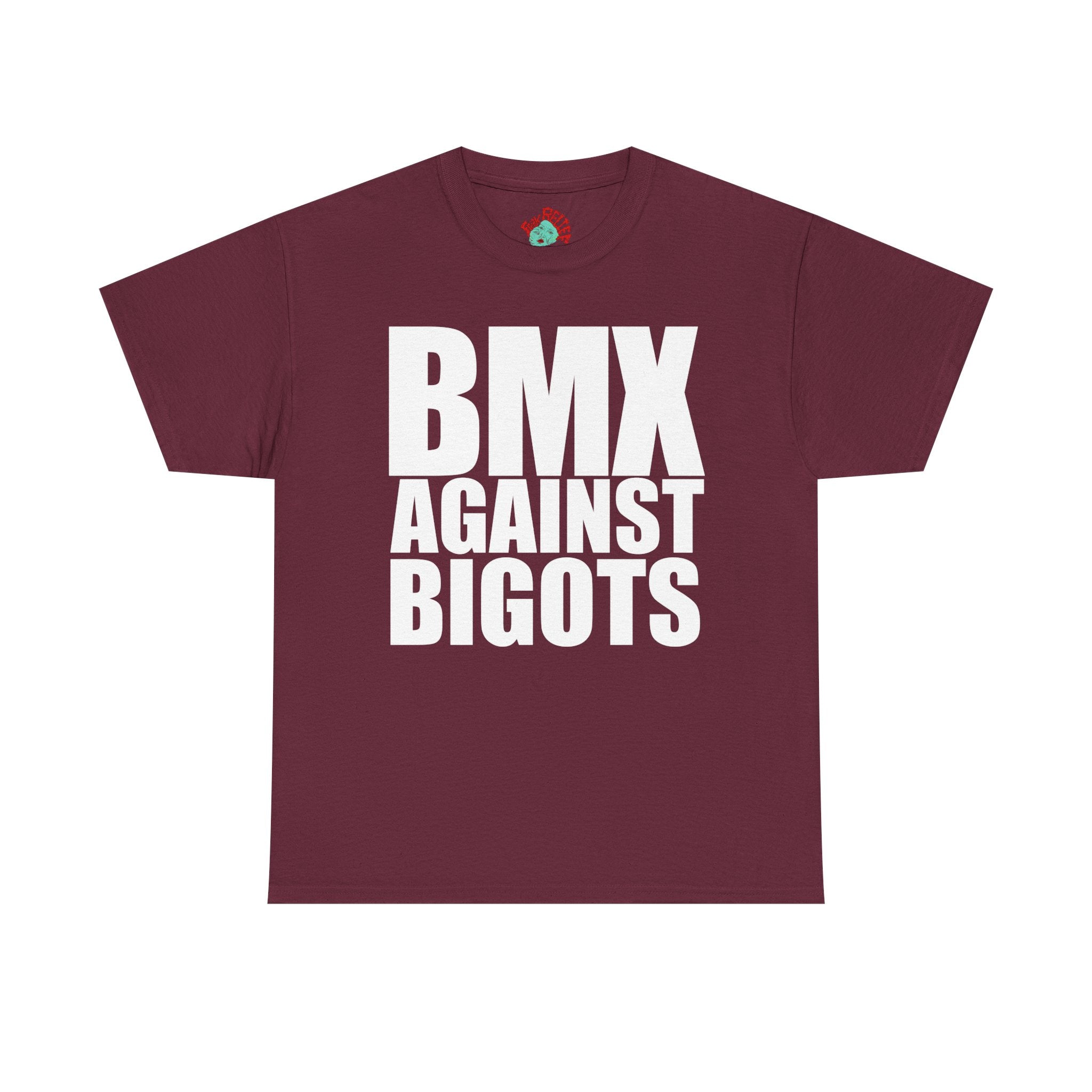 BMX Against Bigots Tee — Anti-Bigotry BMX T-Shirt
