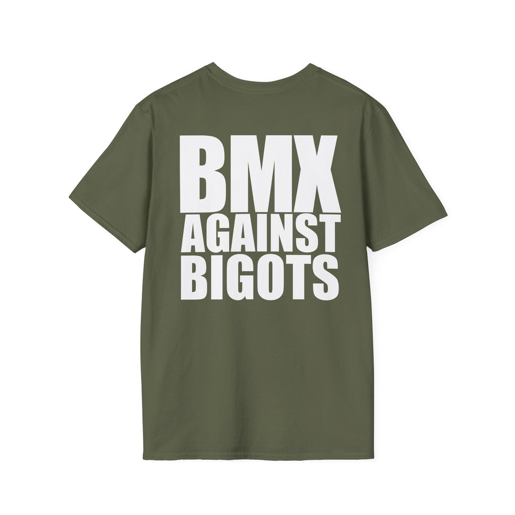 T-Shirt — BMX Against Bigots / I Think We Are All A Lil' Bike Curious
