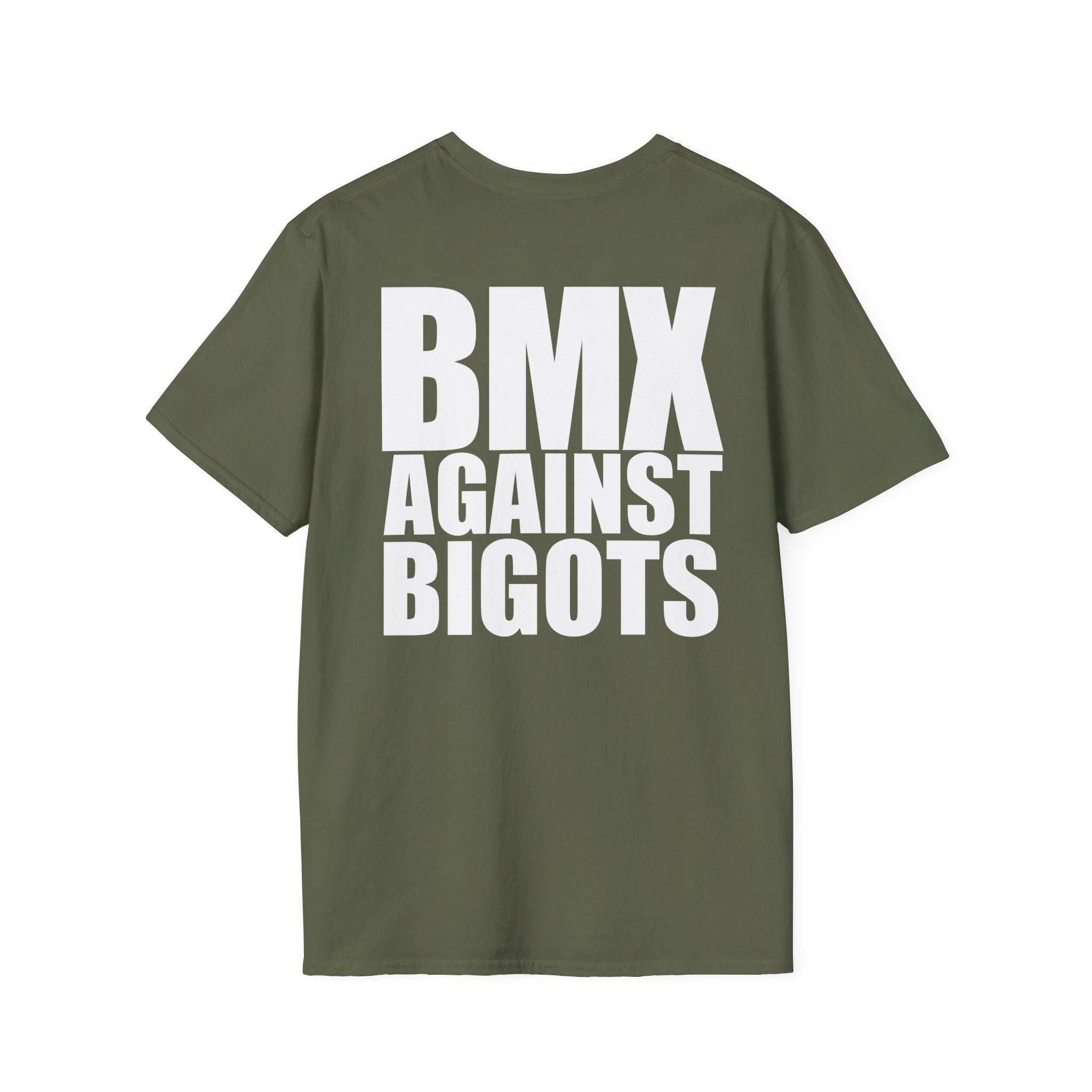 T-Shirt — BMX Against Bigots / I Think We Are All A Lil' Bike Curious