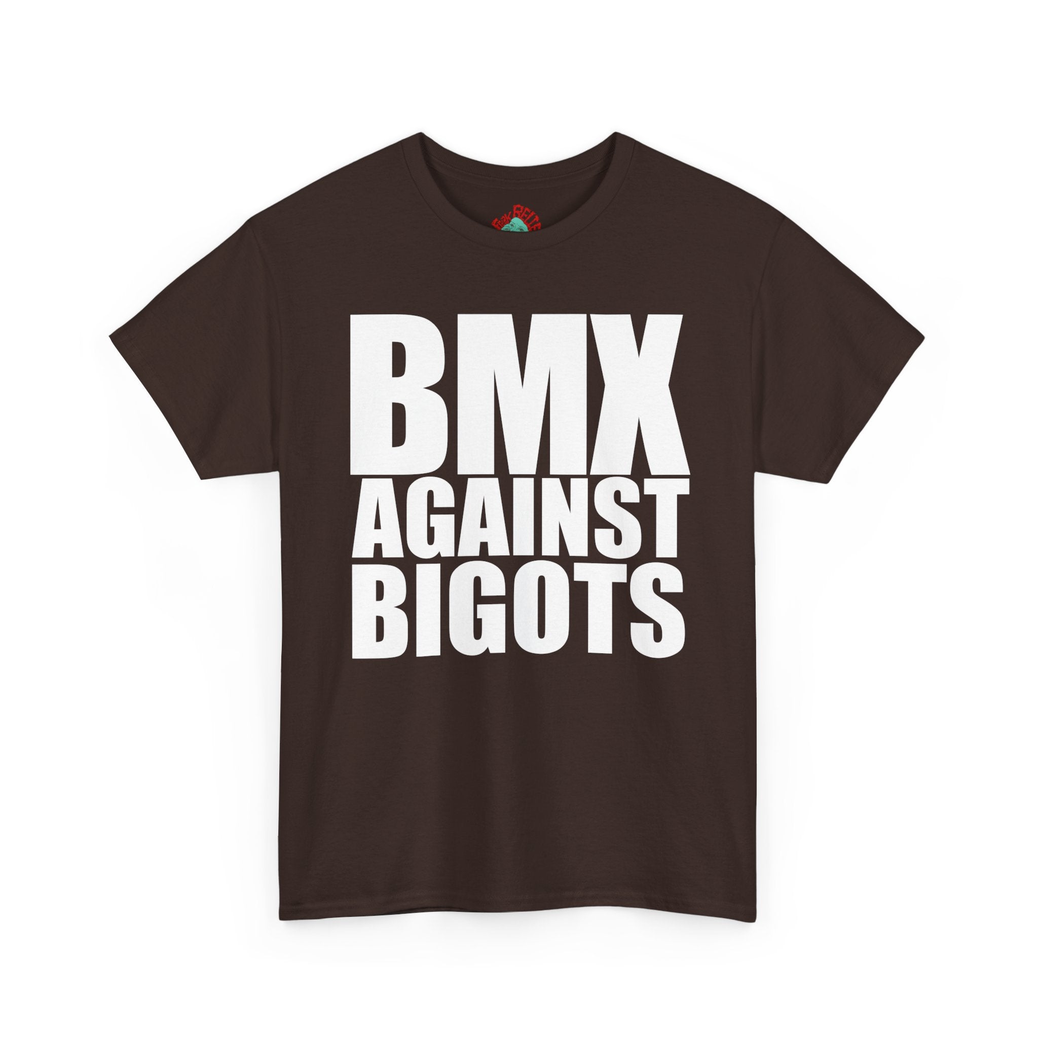 BMX Against Bigots Tee — Anti-Bigotry BMX T-Shirt