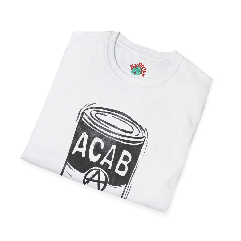 ACAB 'Soup for My Family' Graphic T-Shirt block print art