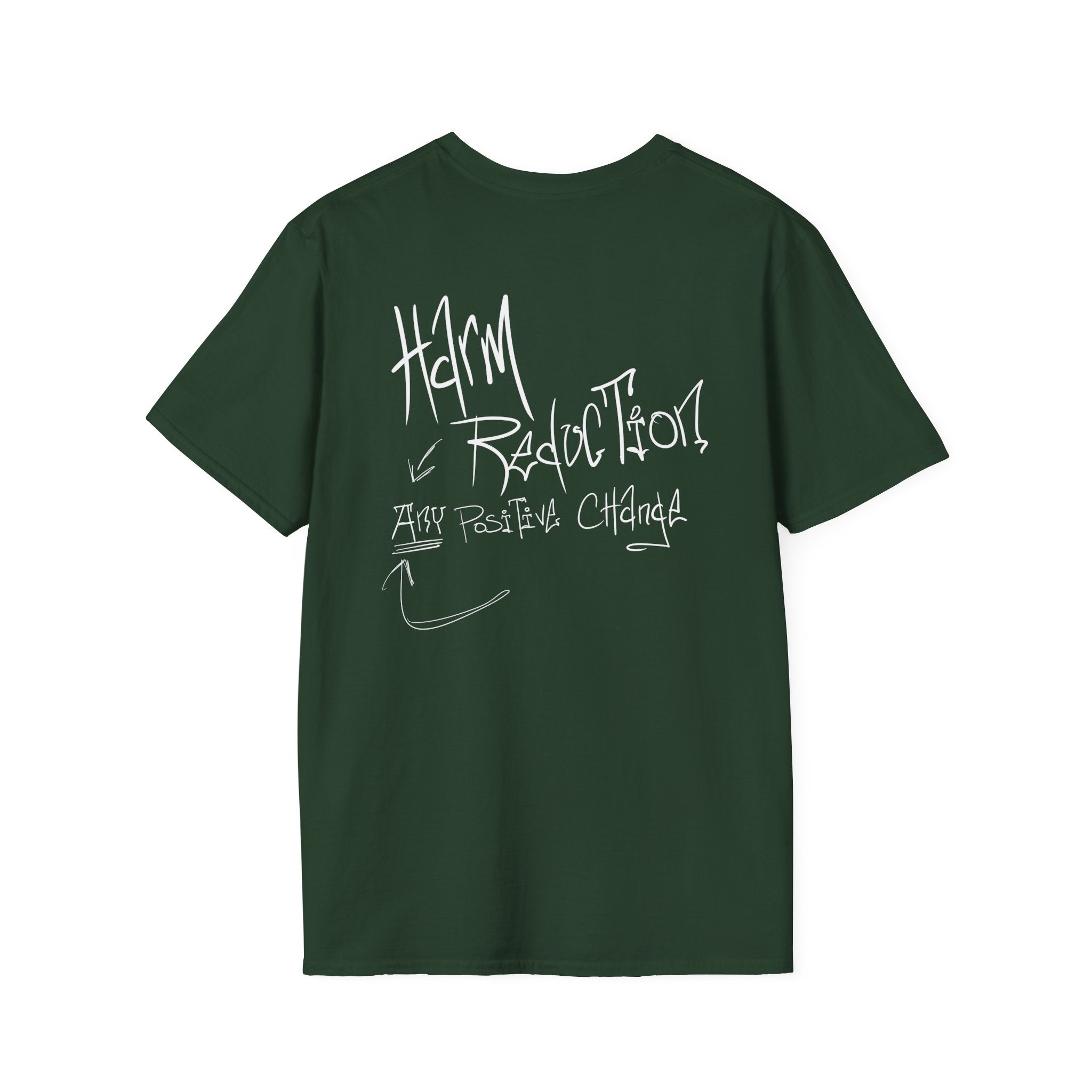 Harm Reduction Graphic Tee | It can’t all be candy when the system is built on stigma t shirt
