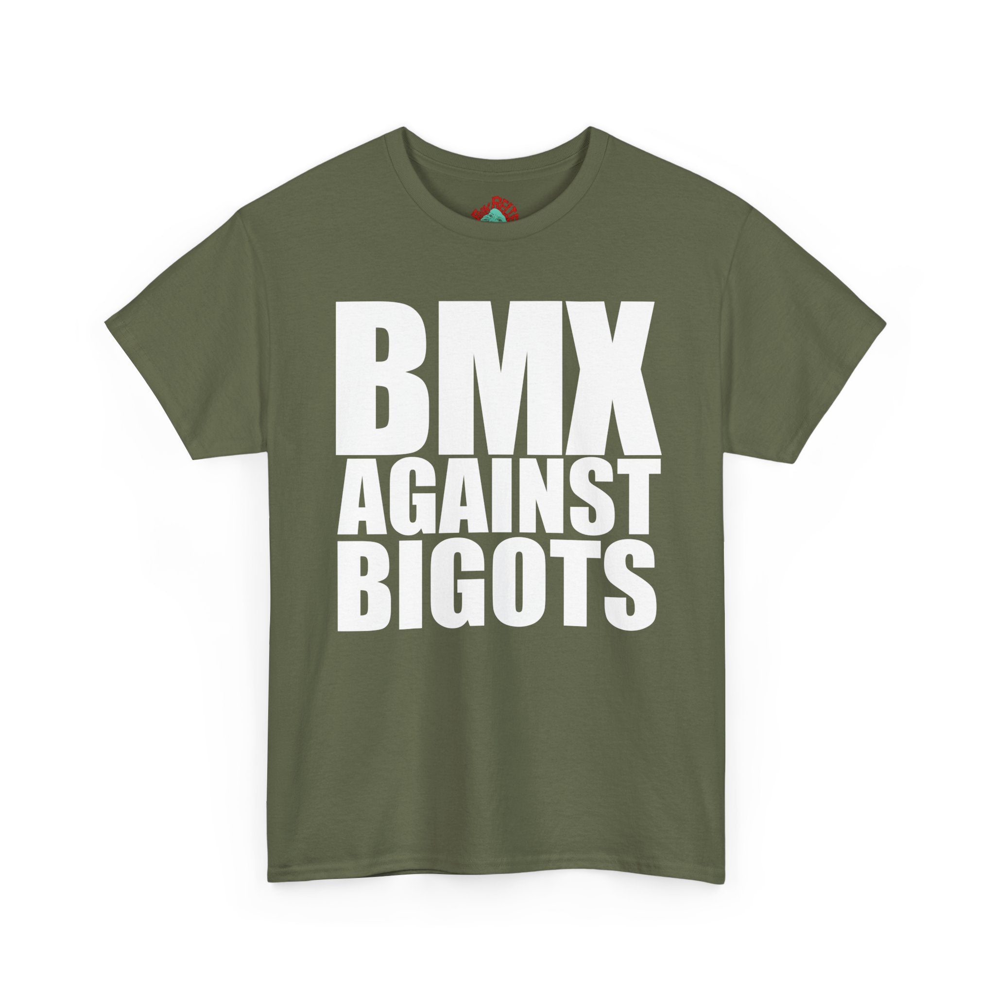 BMX Against Bigots Tee — Anti-Bigotry BMX T-Shirt