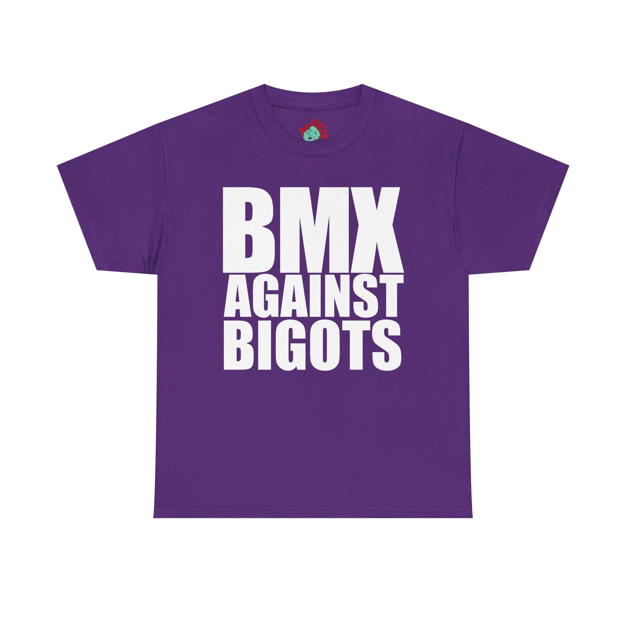 BMX Against Bigots Tee — Anti-Bigotry BMX T-Shirt