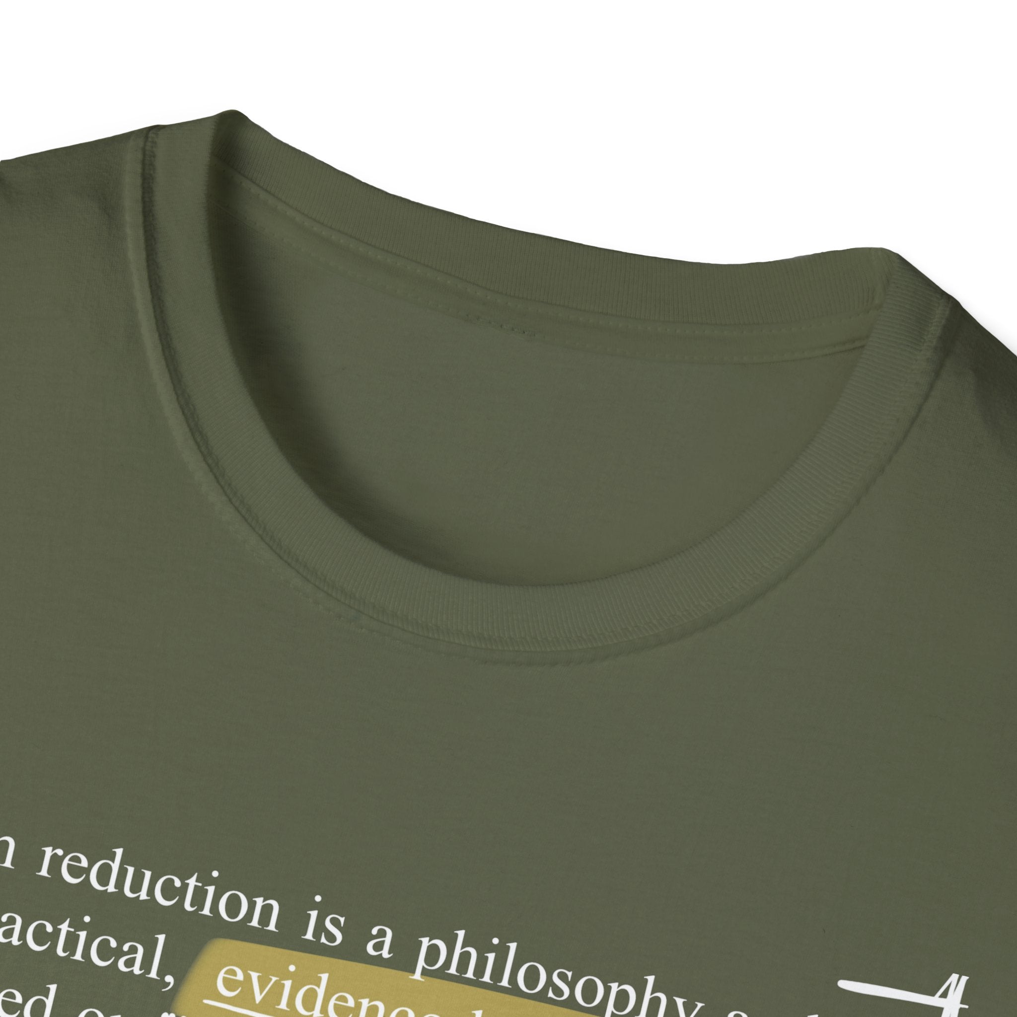 Harm Reduction Definition T-Shirt — Support Without Demands