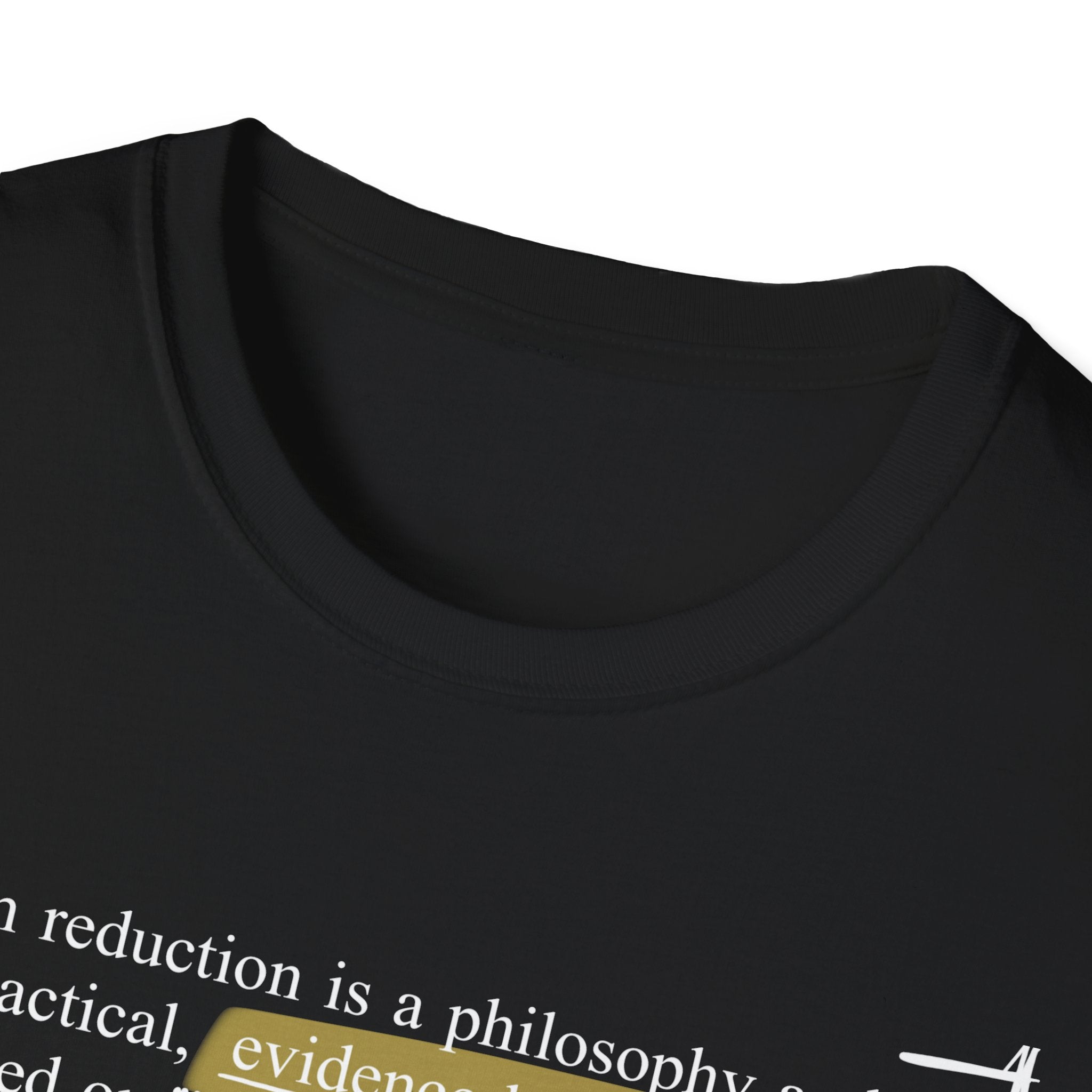 Harm Reduction Definition T-Shirt — Support Without Demands