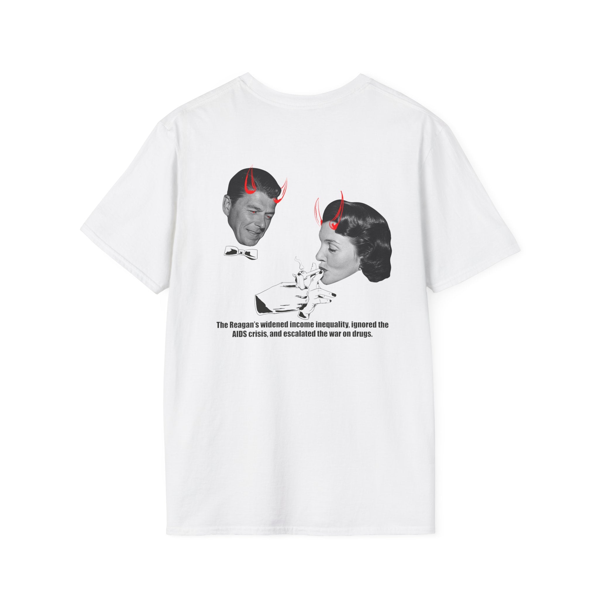 Harm reduction — "1 Trillion" War on Drugs Graphic Tee in white anti reagan