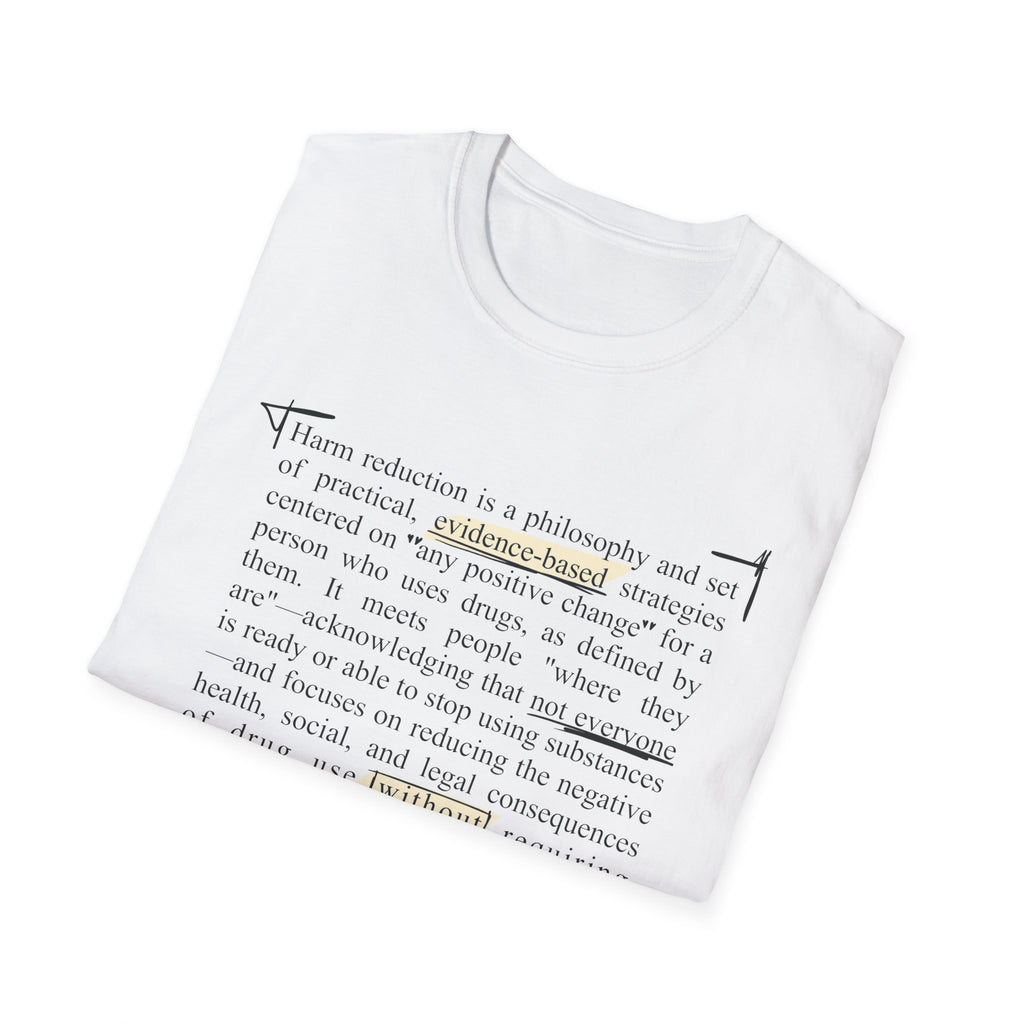 T-shirt harm reduction