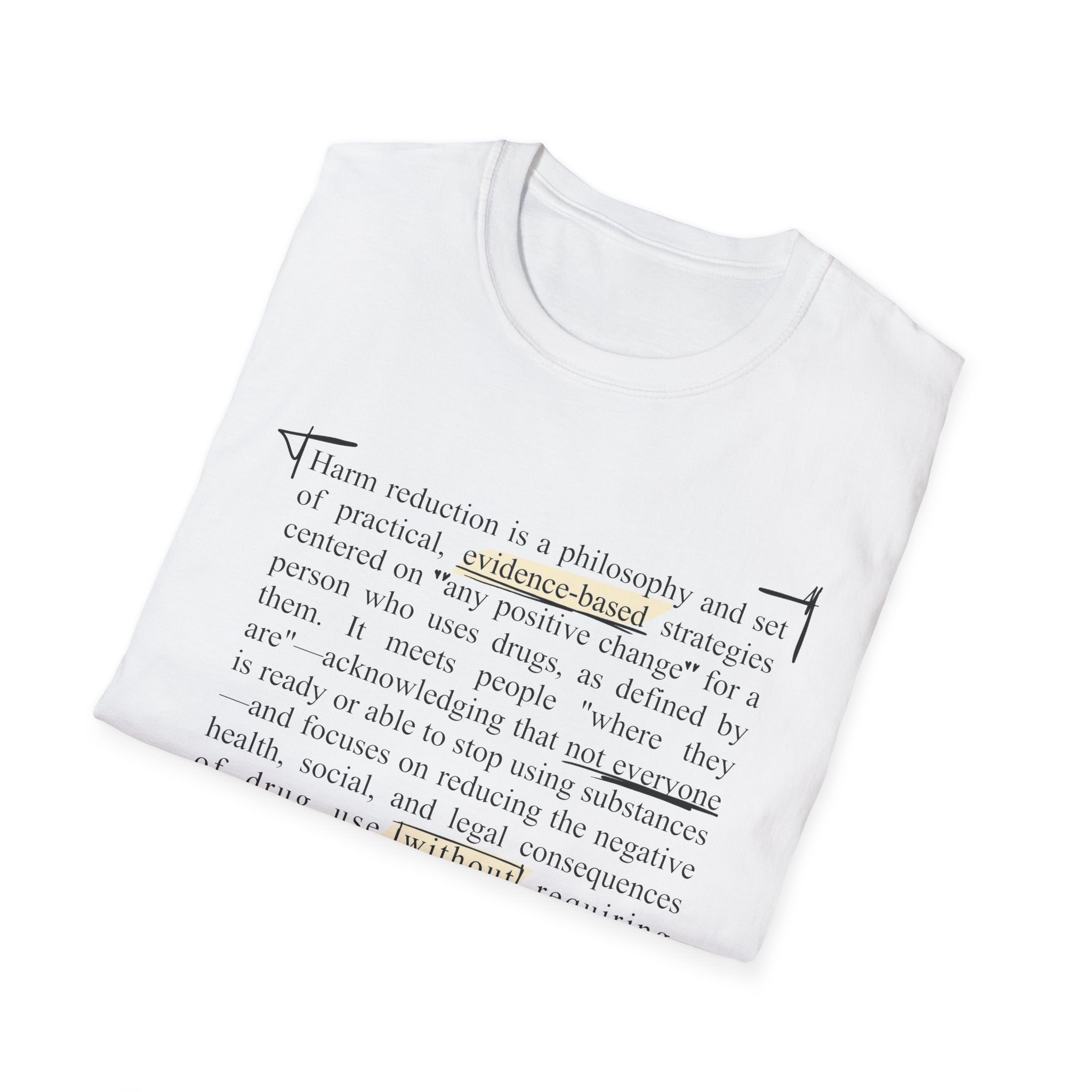 T-shirt harm reduction