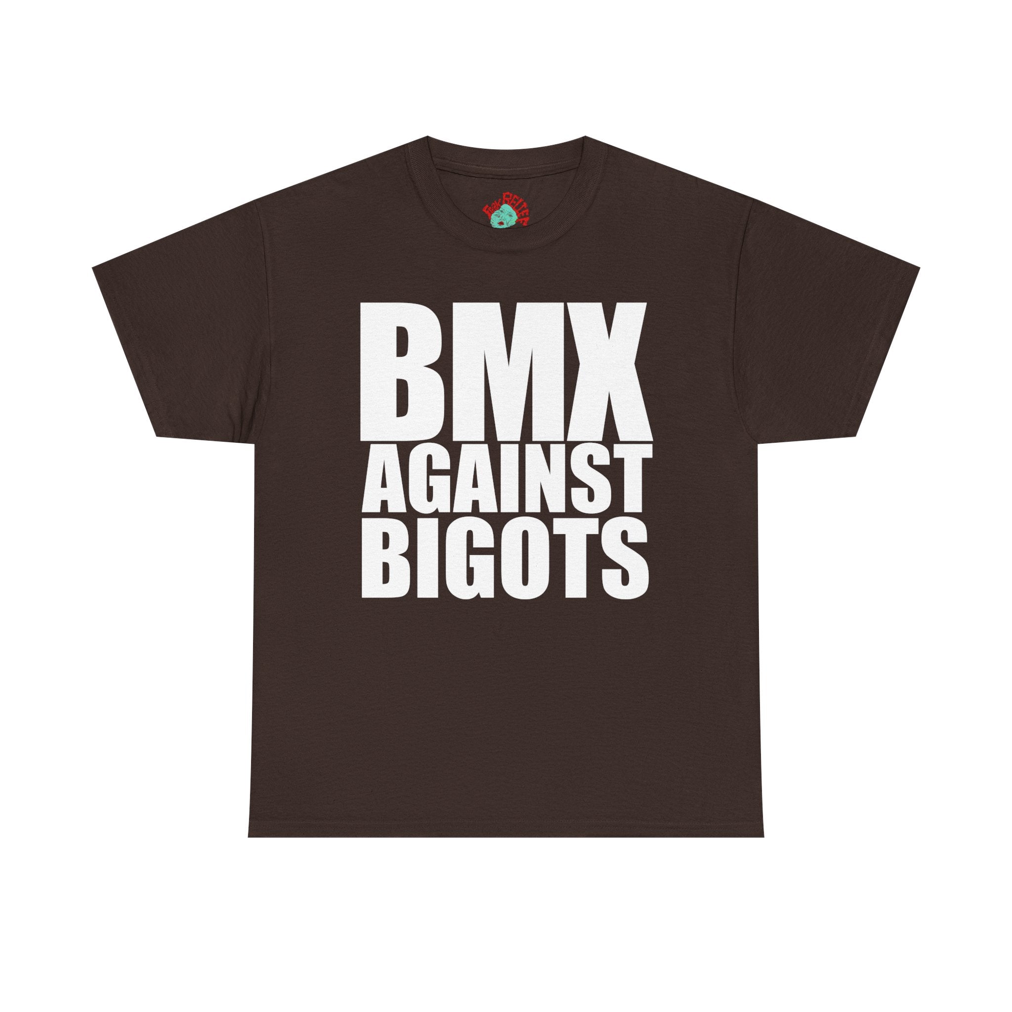 BMX Against Bigots Tee — Anti-Bigotry BMX T-Shirt