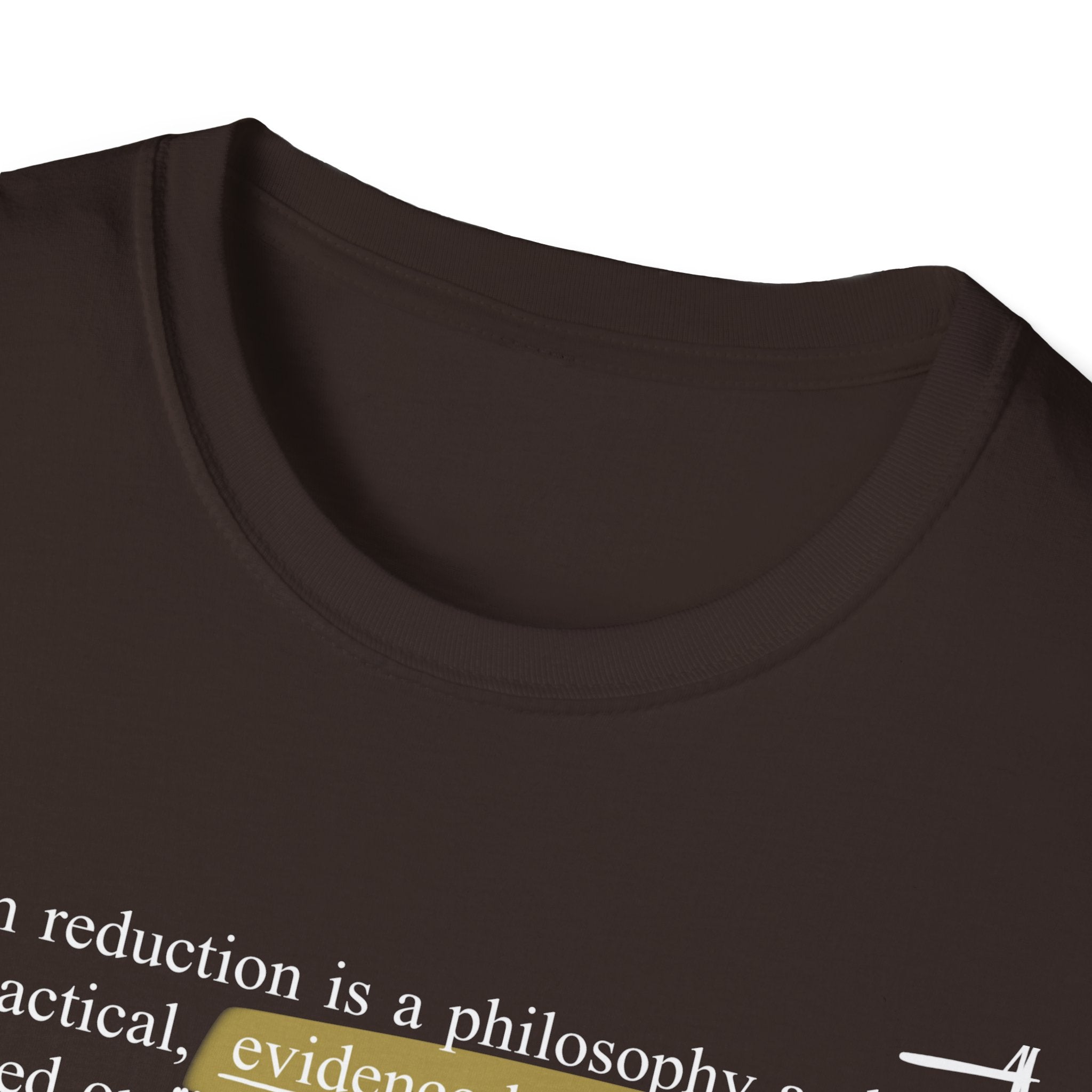 Harm Reduction Definition T-Shirt — Support Without Demands