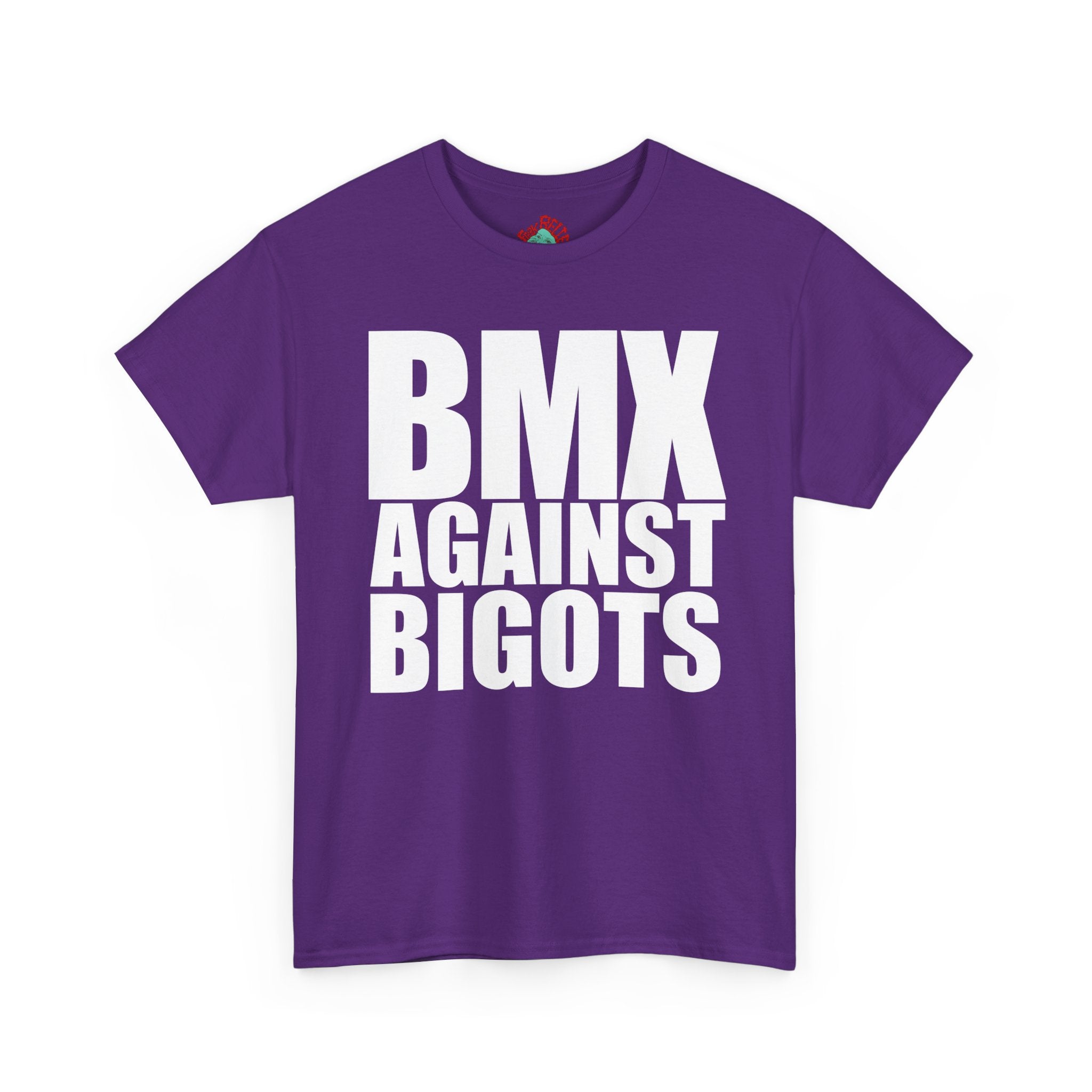 BMX Against Bigots Tee — Anti-Bigotry BMX T-Shirt