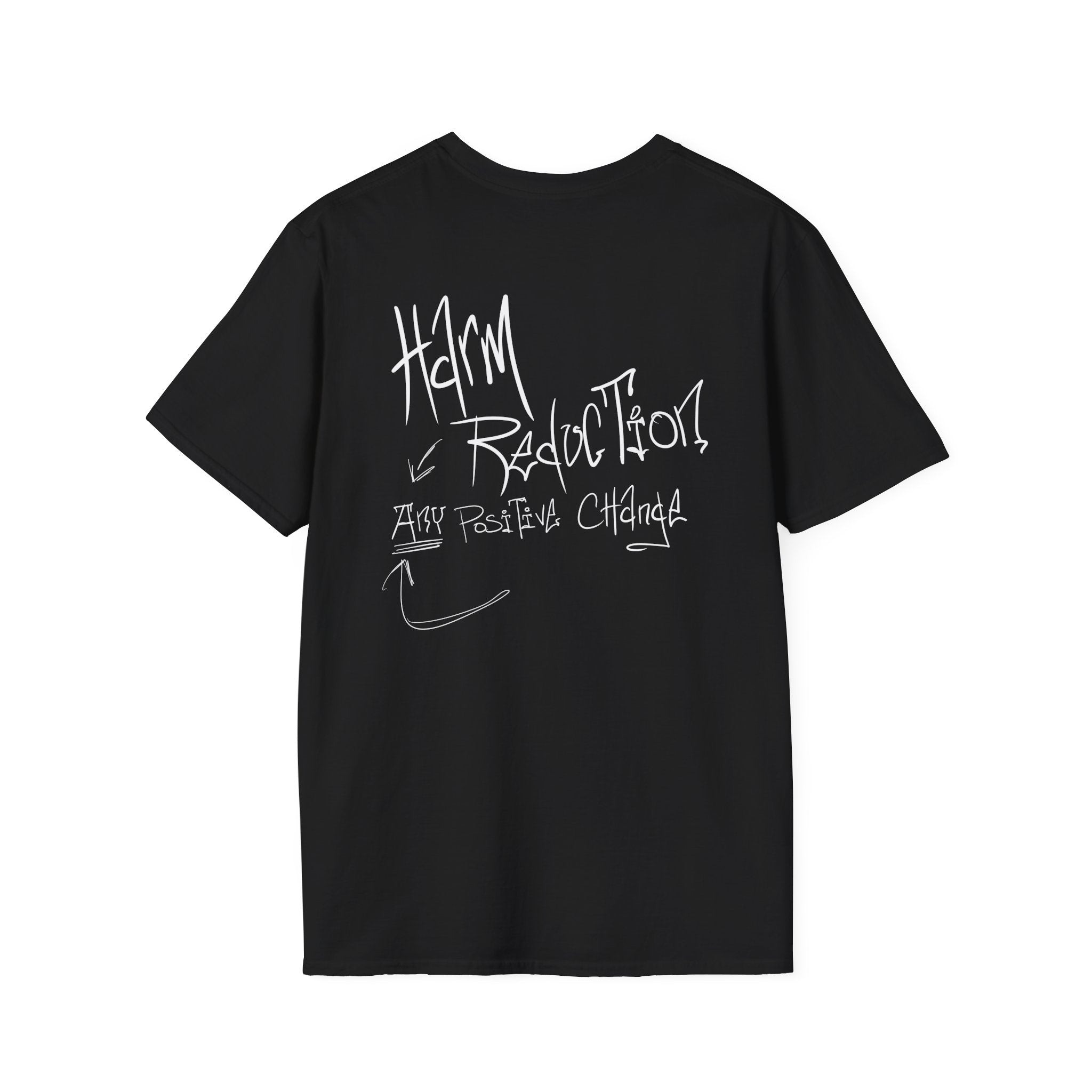Harm Reduction Graphic Tee | It can’t all be candy when the system is built on stigma t shirt